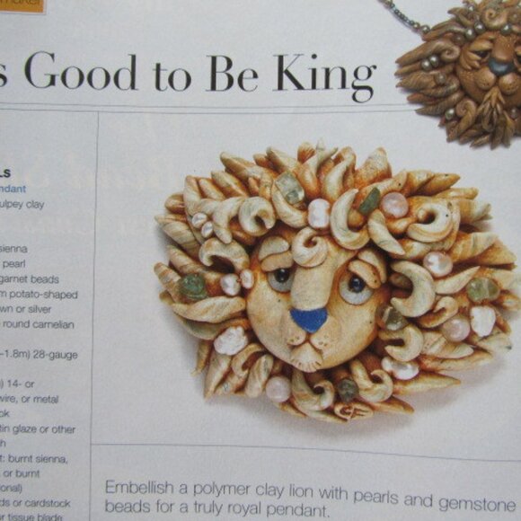 Bead and Button Magazine Creative Ideas For The Art of Beads Jewelry June 2006 - Picture 16 of 16